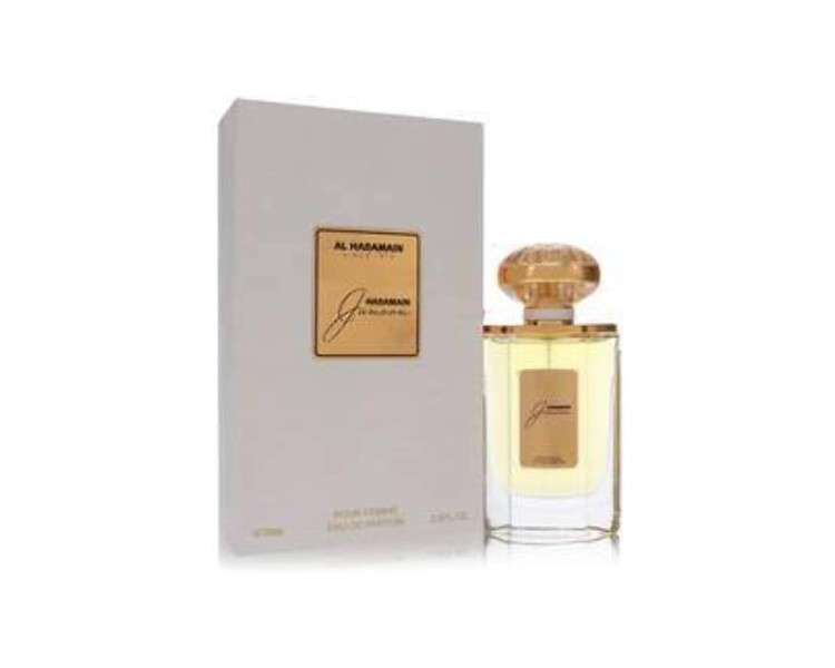 Al Haramain Junoon Eau de Parfum with Jasmine, Rose, Ylang Ylang and Powdery Heliotrope 75ml