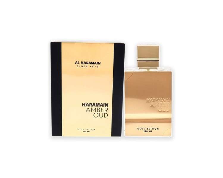 Al Haramain Amber Oud for Unisex 4oz EDP Spray Gold Edition