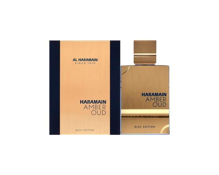 Al Haramain Amber Oud Blue Edition for Men Eau de Parfum Spray 2.0 Ounce