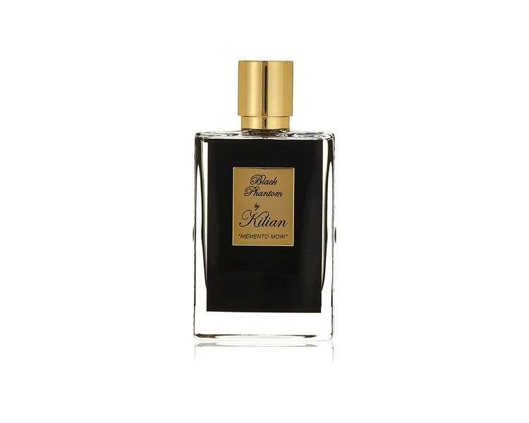 Kilian Black Phantom Memento Mori Refillable Perfume Spray 50ml with Clutch