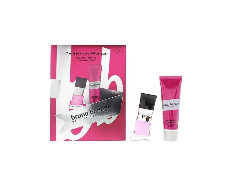 Bruno Banani Not For Everybody Dangerous Women 2 Piece Gift Set: Eau De Toilette 30ml - Shower Gel 50ml