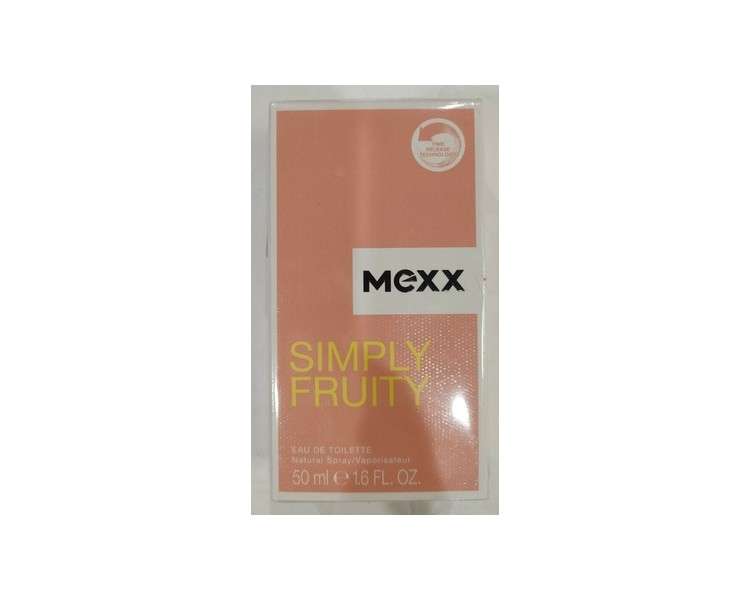 Mexx Simply Fruity Bright Fruity Citrus Scent Eau De Toilette Spray 1.6 oz