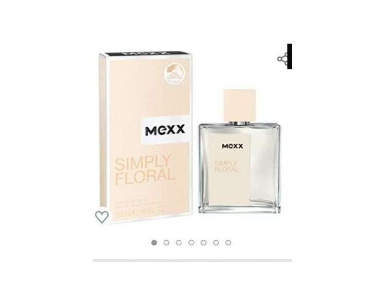 Mexx Simply Floral Eau De Toilette Perfume Spray 1.6oz Time Release Coty Sealed