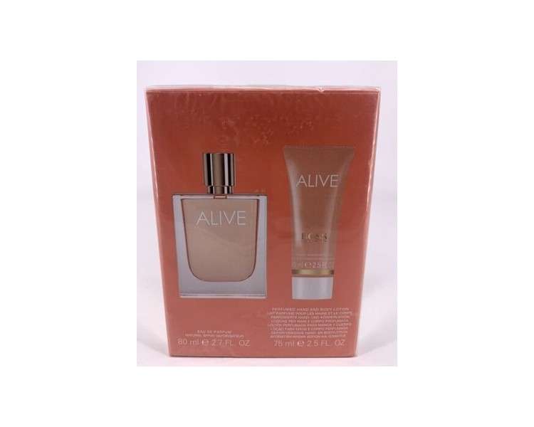 Hugo Boss Alive Set 80ml Eau De Parfum+75ml Body Lotion