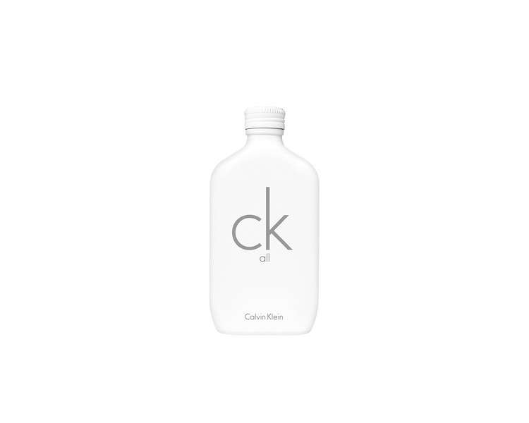 Calvin Klein CK All Unisex Eau de Toilette - Mandarin, Grapefruit Flower, Warm Musk and Amber 3.4 Fl Oz