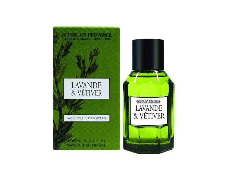 Jeanne En Provence Lavender and Vetiver Eau de Toilette 100ml