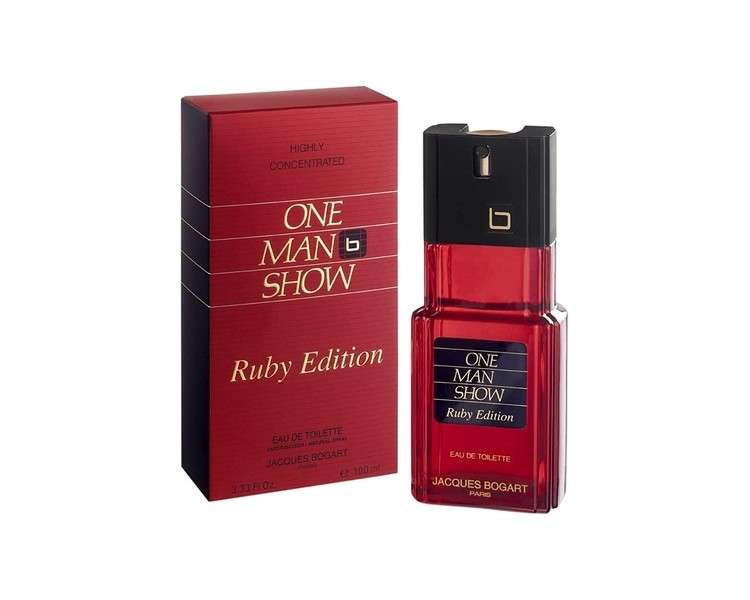 Jacques Bogart One Man Show Ruby Edition Eau de Toilette Spray for Men 100ml