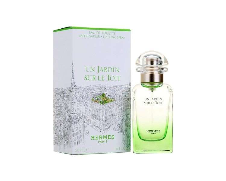 Hermes Unisex Un Jardin Vaporizer HERMES PARIS A GARDEN SUR LE TOIT EAU DE TOILETTE 50ML - Black