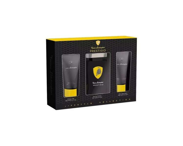 Tonino Lamborghini Prestigio EDT Spray 125ml + SG 100ml + ASL 100ml Set