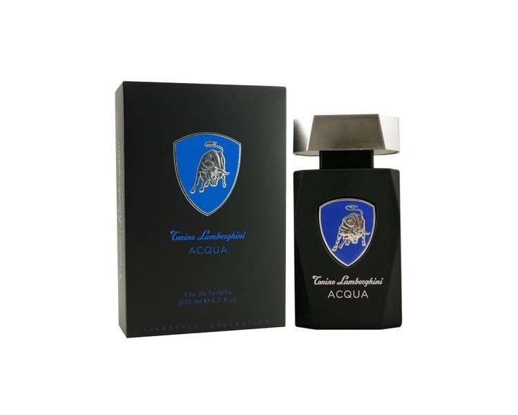 Tonino Lamborghini Acqua 200ml Eau de Toilette for Men - Brand New in Original Packaging