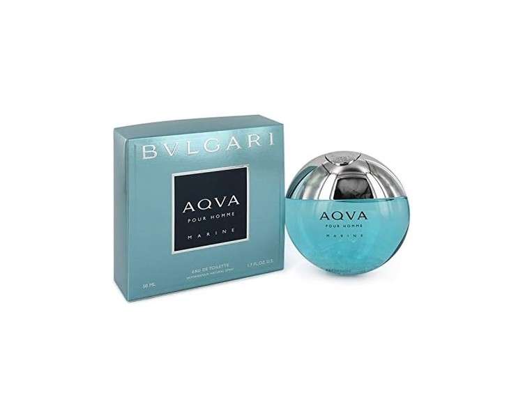 Bvlgari Aqua Marine Eau De Toilette Spray For Men 50ml