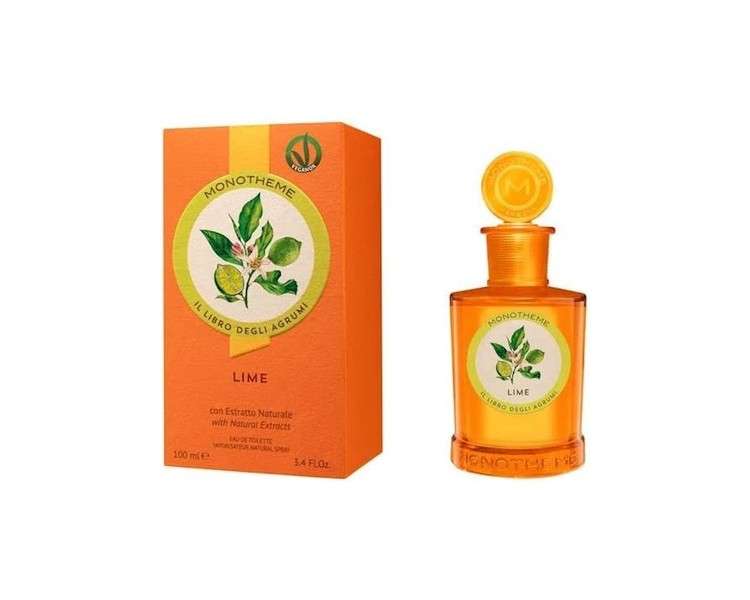 Monotheme The Book of Citrus Lime Unisex Vegan Eau de Toilette 100ml Spray