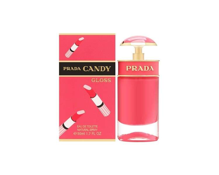 Prada Candy Gloss Eau De Toilette Spray New In Box 1.7oz/50ml