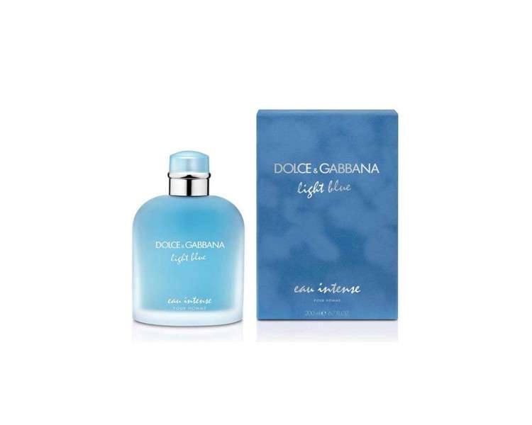 Dolce & Gabbana Light Blue Pour Homme Eau Intense Eau de Parfum for Men 200ml