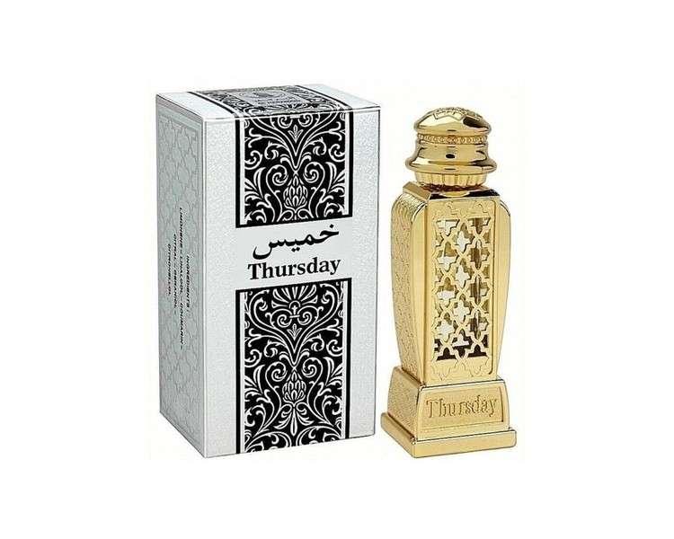 Thursday 15ml by Al Haramain Artemisia Lemon Patchouli Amber Musk Perfume Oil