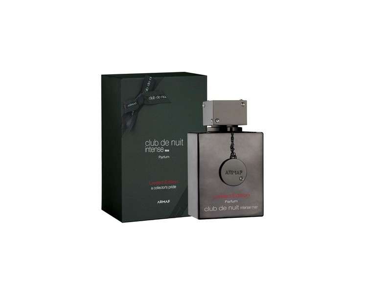 ARMAF Club De Nuit Intense Men Limited Edition Pure Parfum Black Woody Spicy Masculine Scent 3.6 Fl Oz