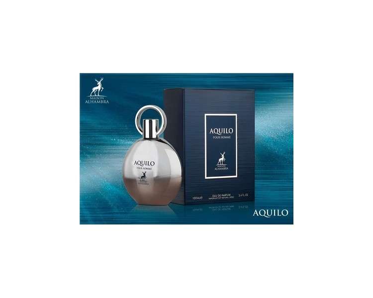 AQUILO Pour Homme by M. Alhambra EDP Spray 100ml 3.4oz Super Rich Fragrance