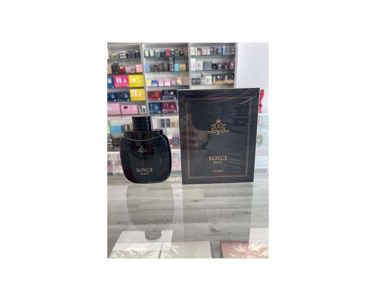 Royce Black Eau De Parfum by Vurv Lattafa Perfumes 100ml for Men