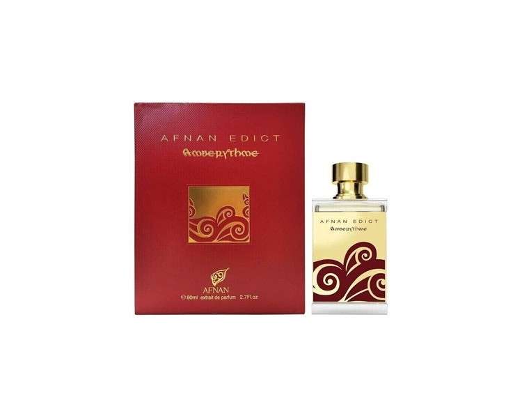 Edict Amberythme by Afnan Women's Perfume 80ml EDP Arabic Original Scent
