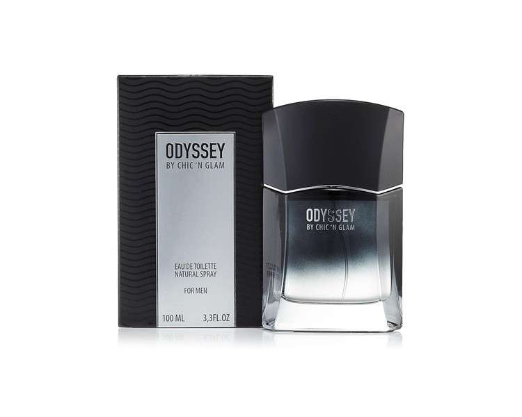 Odyssey for Men by Chic N Glam 100ml Men's Eau de Toilette New Brand