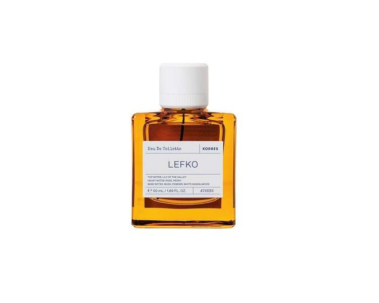 KORRES LEFKO Eau de Toilette for Men and Women Floral Vegan 50ml