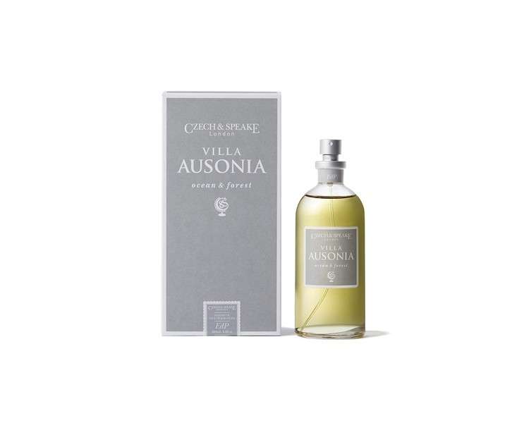 Czech & Speake Villa Ausonia Eau de Parfum Spray Bottle 100ml Marine Modern Fresh Finest Essential Oils For Men and Women Conifer Apple Vanilla
