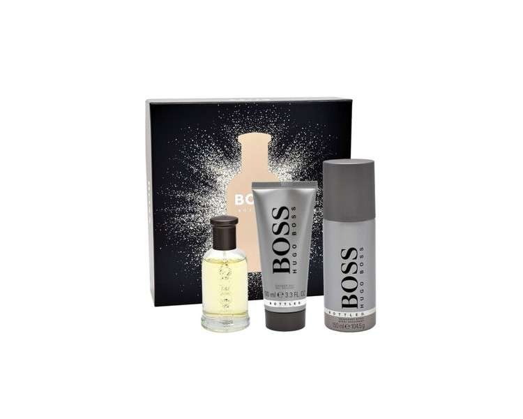 Hugo Boss Bottled 100ml EDT & 100ml Shower Gel & 150ml Deodorant