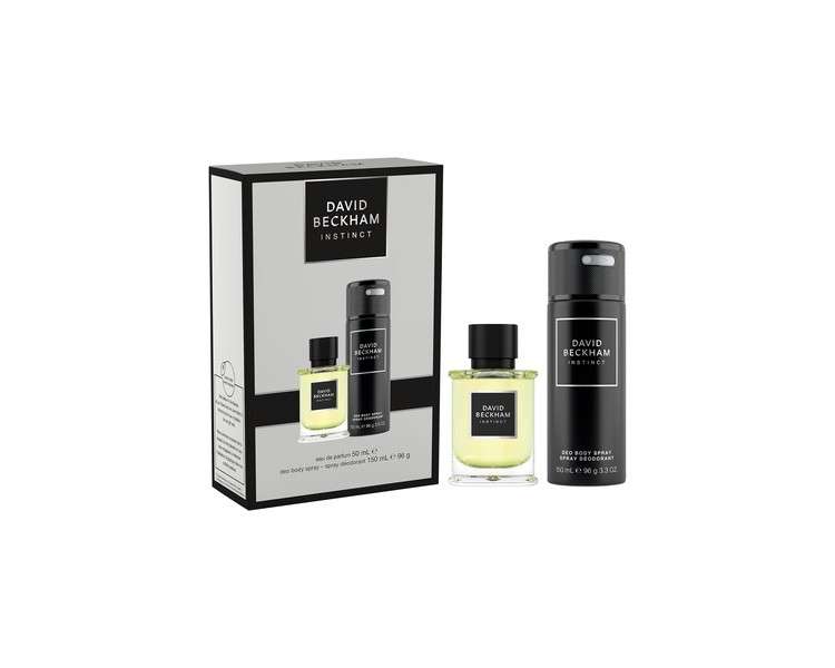 David Beckham Men's Instinct Eau de Parfum 50ml and Deodorant 150ml Gift Box