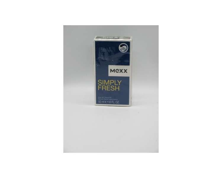 MEXX Men's Simply Fresh Eau De Toilette 1.6oz 50ml Natural Spray - NEW