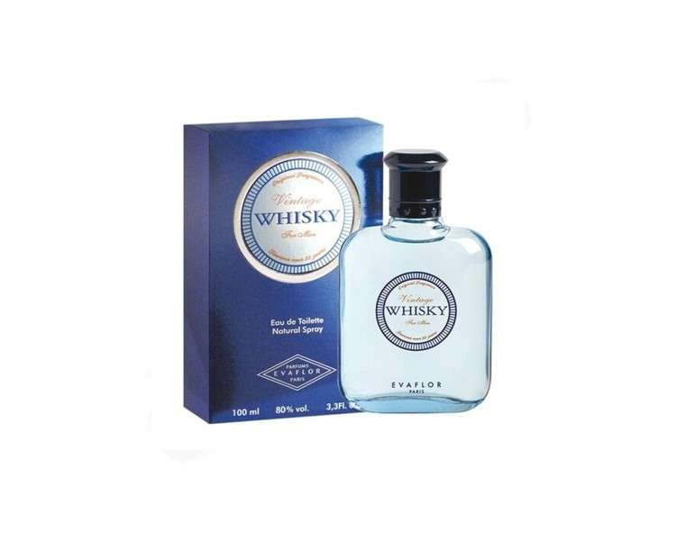 Vintage Whisky for Men Eau de Toilette 100ml Aromatic Spicy Perfume
