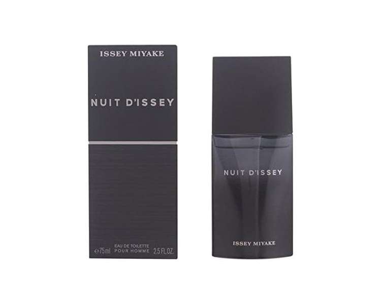 Issey Miyake Nuit D'Issey Eau De Toilette Spray 75ml for Men