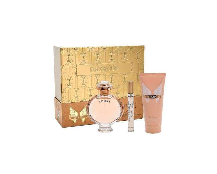 Paco Rabanne Olympea 80ml Eau de Parfum 100ml Body Lotion 10ml EDP