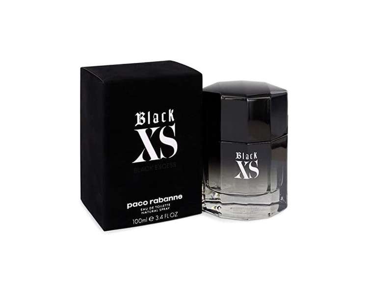 Black XS Eau de Toilette Natural Spray for Men 100ml