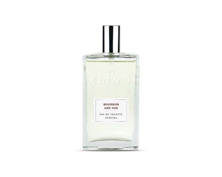 CREMO Eau de Toilette for Men 100ml Bourbon & Oak Spicy Perfume