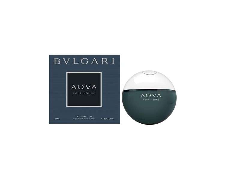 Aqva by Bulgari Eau De Toilette For Men 50ml