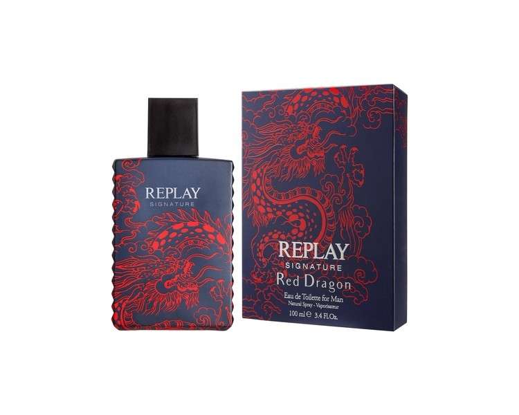 Replay Signature Red Dragon For Men Eau De Toilette 50ml