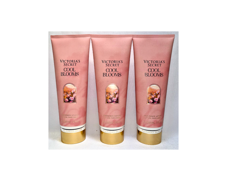 Cool Blooms Victoria's Secret Fragrance Lotion 8 Ounces - Pack of 3