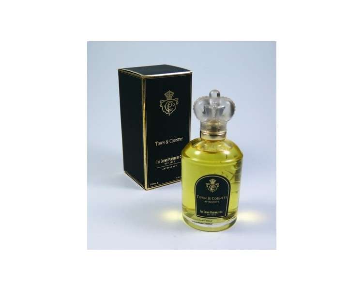 Town & Country by The Crown Perfumery Co 100ml Aftershave New/Sealed Rare