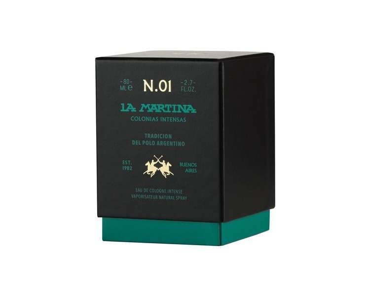 La Martina Blue Gardenia Intense Eau de Cologne 80ml for Men and Women