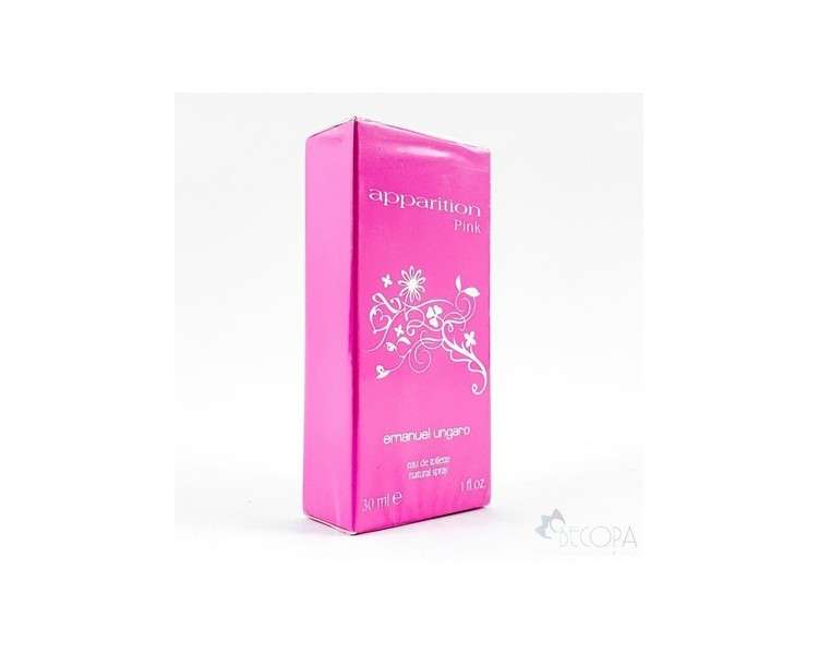 Emanuel Ungaro Apparition Pink Eau de Toilette 30ml Women's Fragrance