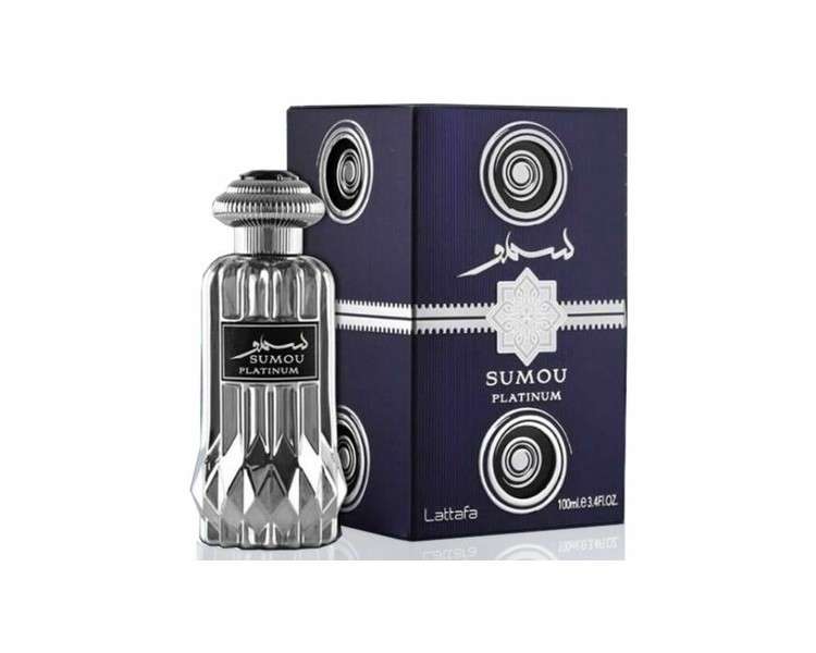 Lattafa Unisex Sumou Platinum Eau de Parfum Spray 3.38oz