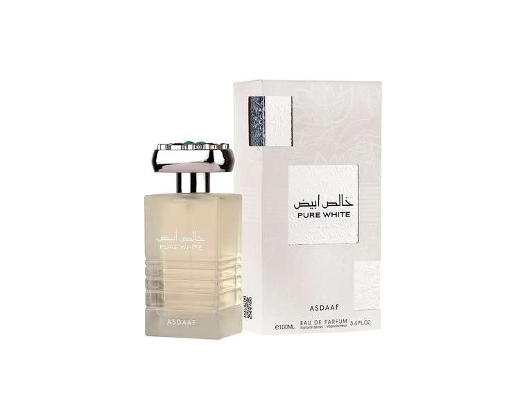 Pure White 100ml Eau De Parfum Asdaaf Unisex Oriental Arabic Perfume from Emirates