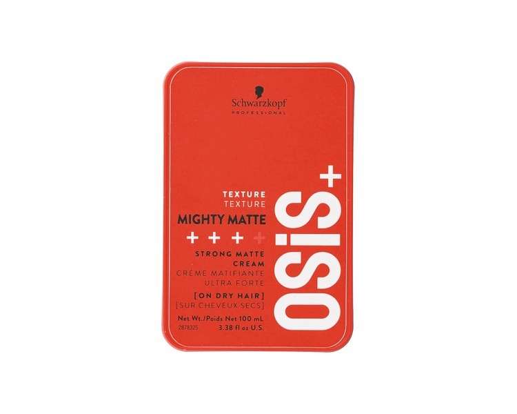 Schwarzkopf Professional Osis+ Mighty Matte Texture Styling Cream 100ml