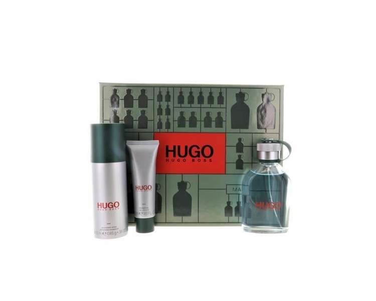 HUGO by Hugo Boss 3 Piece Gift Set 4.2oz Eau de Toilette Spray - New Box