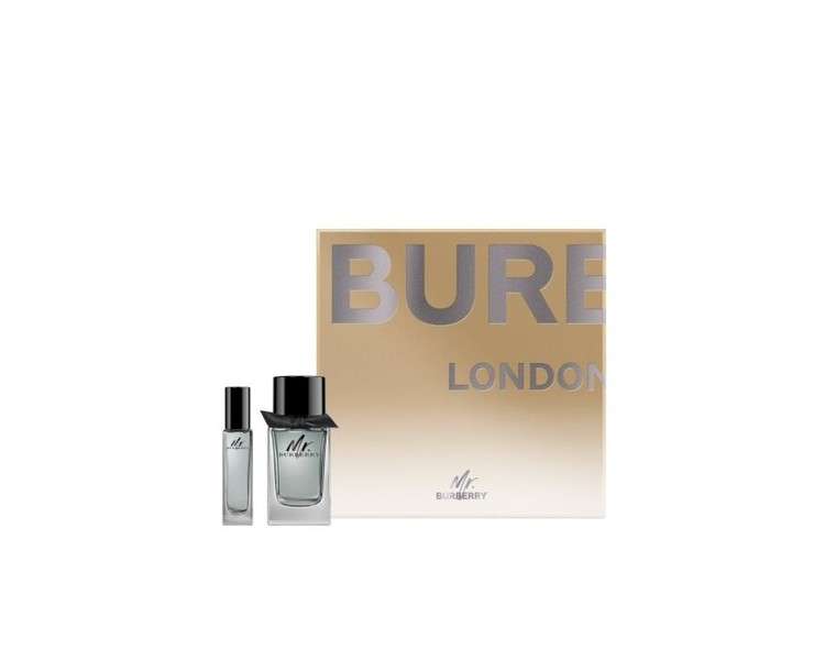 Mr Burberry Eau De Toilette Gift Set 100ml and 30ml