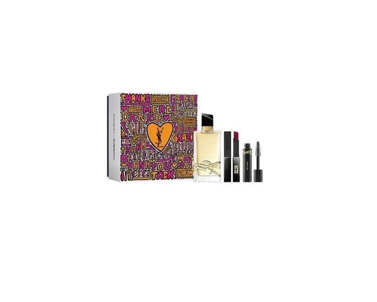 Yves Saint Laurent Libre 90ml EDP Spray with Mascara and Lipstick Gift Set