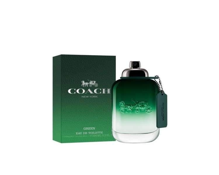 Coach Green For Men 100ml Eau De Toilette EDT Spray - New and Sealed