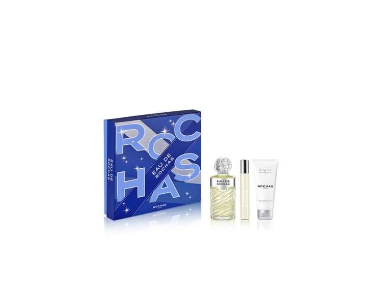 Parfums Rochas Unisex Eau de Rochas - Pack of 3