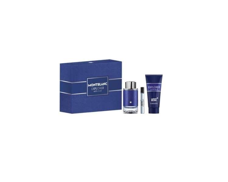 MONTBLANC Explorer Ultra Blue EdP for Men 100ml with Shower Gel