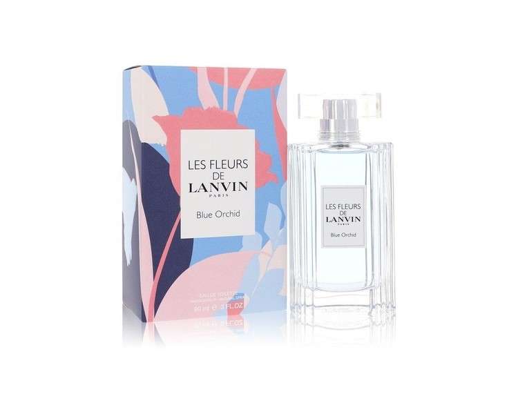 Les Fleurs De Lanvin Blue Orchid Eau de Toilette Spray 90ml